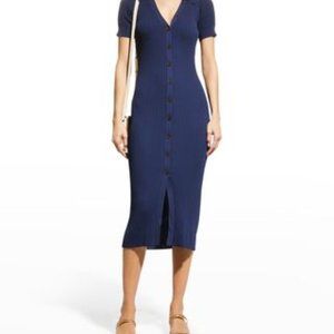 Shoshanna Atwell Rib-Knit Dress